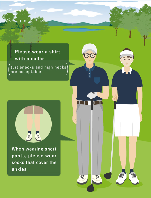 Attire for golf playing