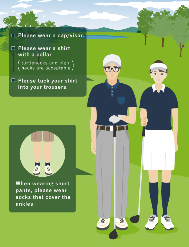 Attire for golf playing